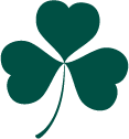 Grünes Kleeblatt als Header im Newsletter Formular