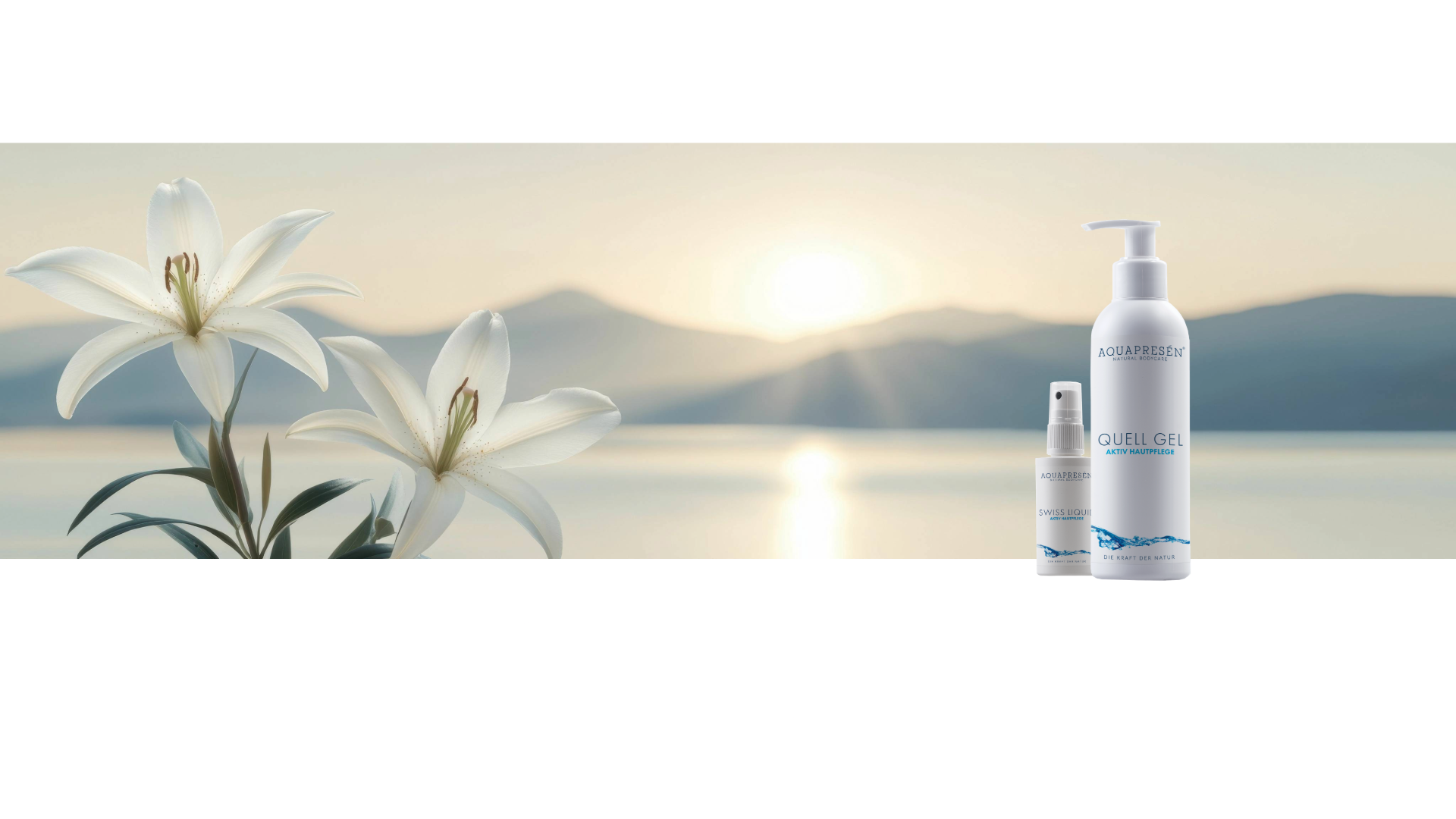 Lilie mit Aquapresen Gel