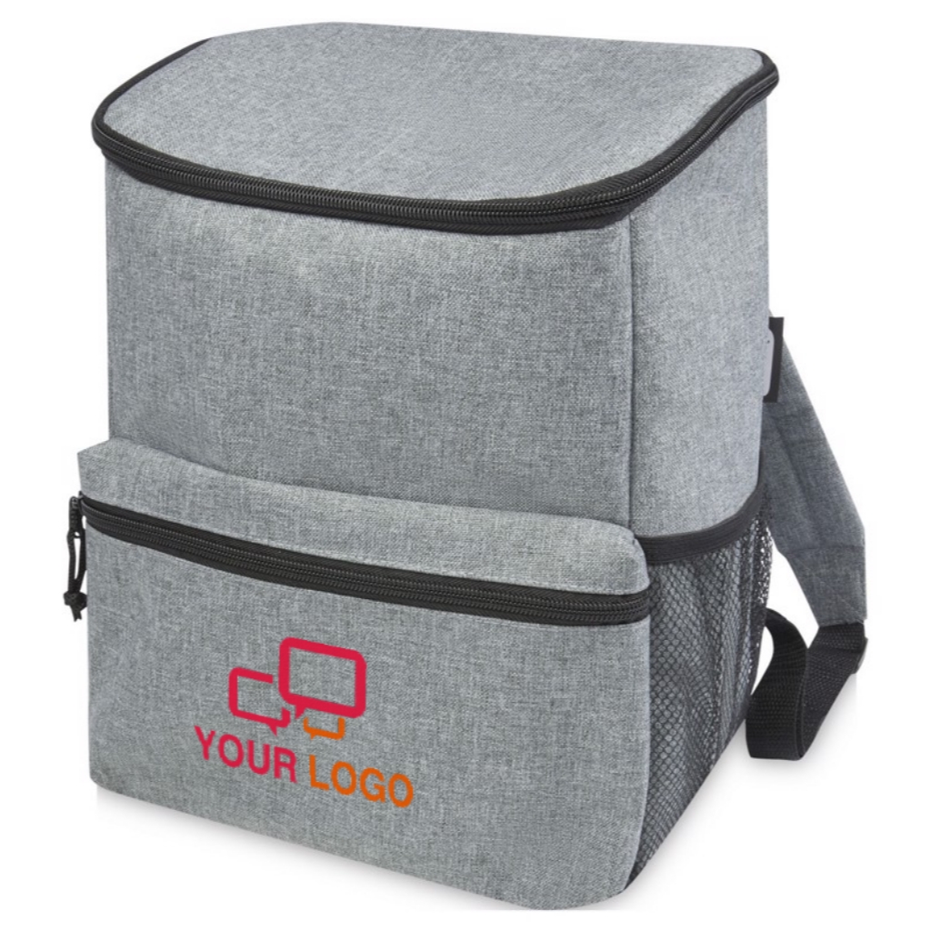 Tundra GRS rPET Kühlrucksack 12L, heather grau