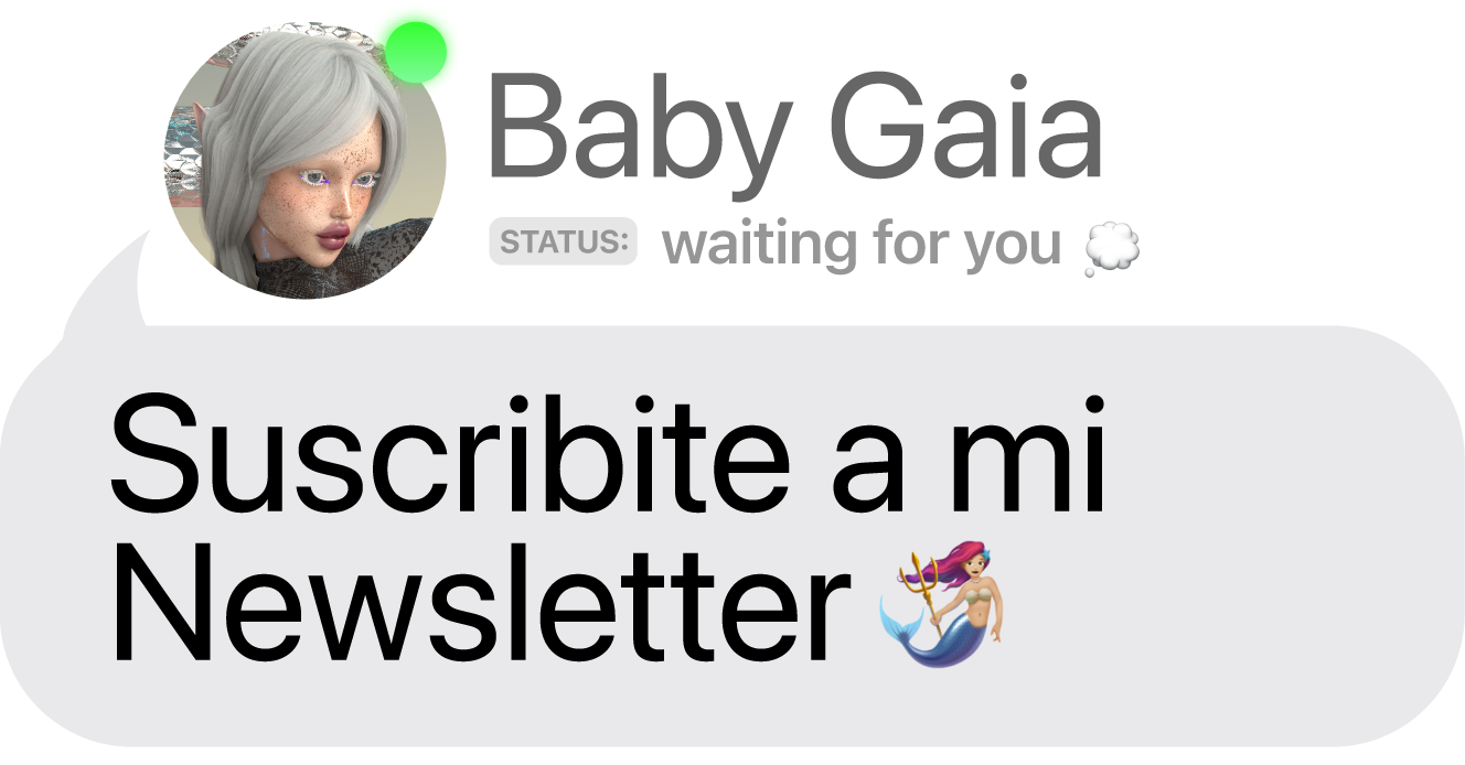 Suscribite a mi nesletter
