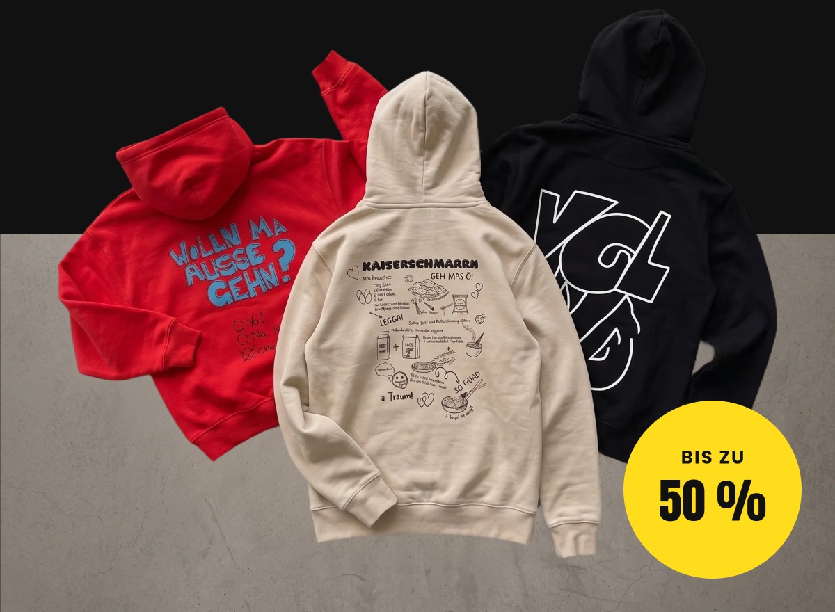 Drei Vogel.Wuid Hoodies – bis zu 50 % mit dem Willkommens-Code