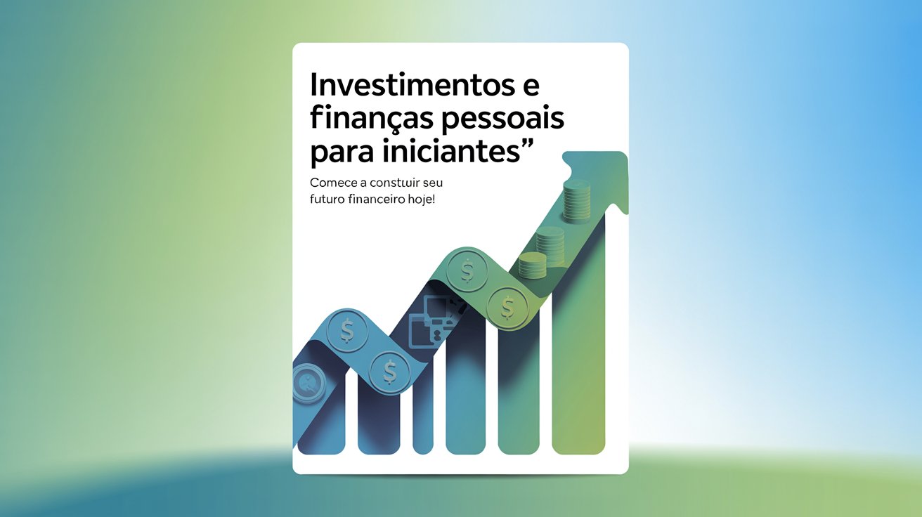 Capa de um ebook que ensina a investir