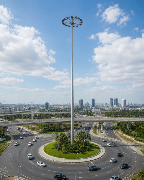 Superposte para iluminación de grandes espacios