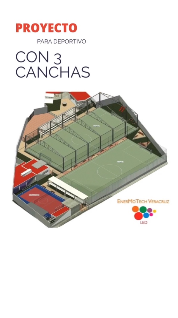 Iluminación deportiva en la Unidad Deportiva ADAMAG