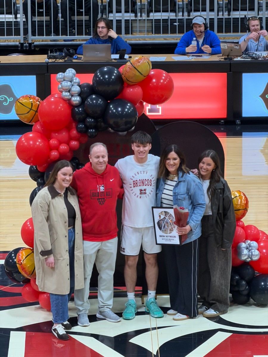 Reynolds Family at Senior Night