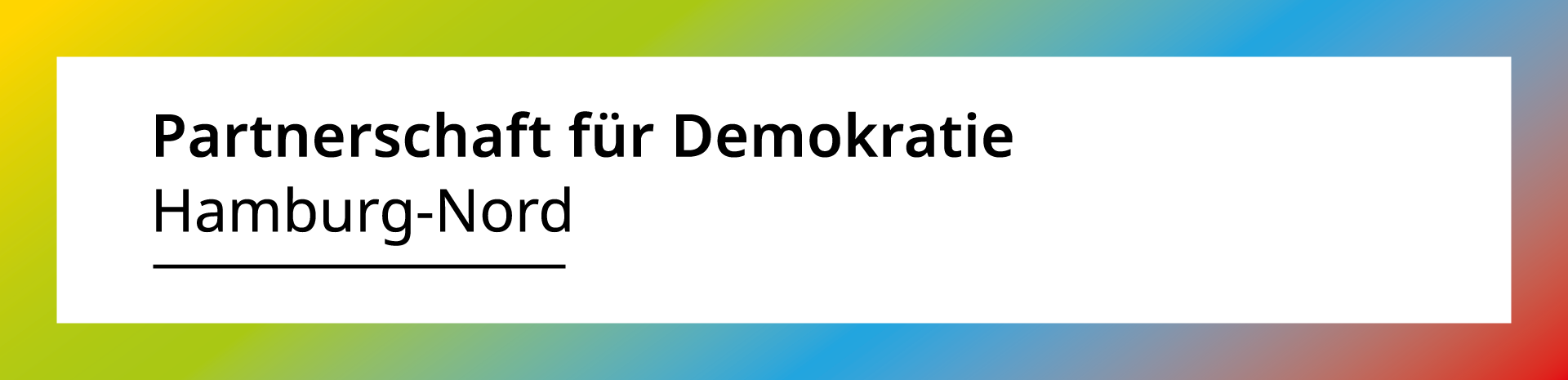 Logo der Partnerschaft für Demokratie Hamburg-Nord